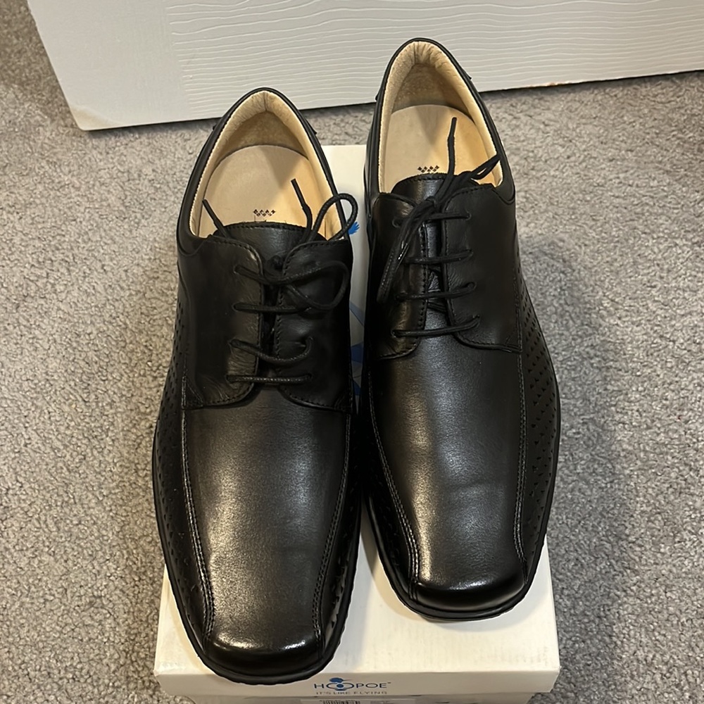 Men’s Black European Leather Shoe